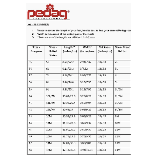 Pedag Unisex Summer - Black