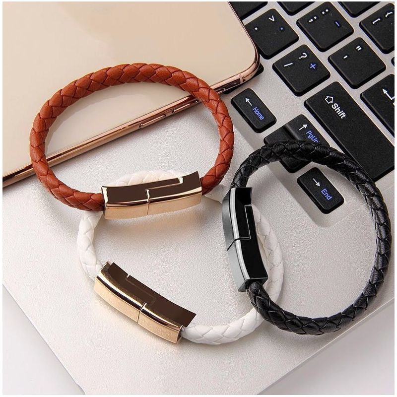 New Bracelet Charger USB Charging Cable Data Charging Cord For IPhone14 13 Max USB C Cable For Phone Micro Cable